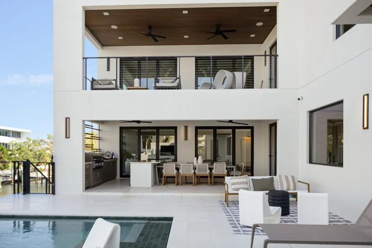 Custom Waterfront Home Built By the Holliday Group.